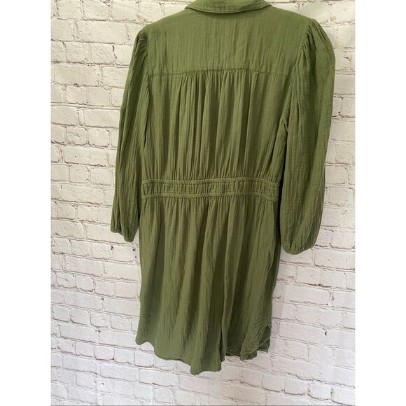 Gap long sleeve button up dress size large tall - Picture 6 of 9